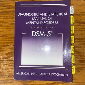 Diagnostic and Statistical Manual of Mental Disorders, Fifth Edition (DSM-5)